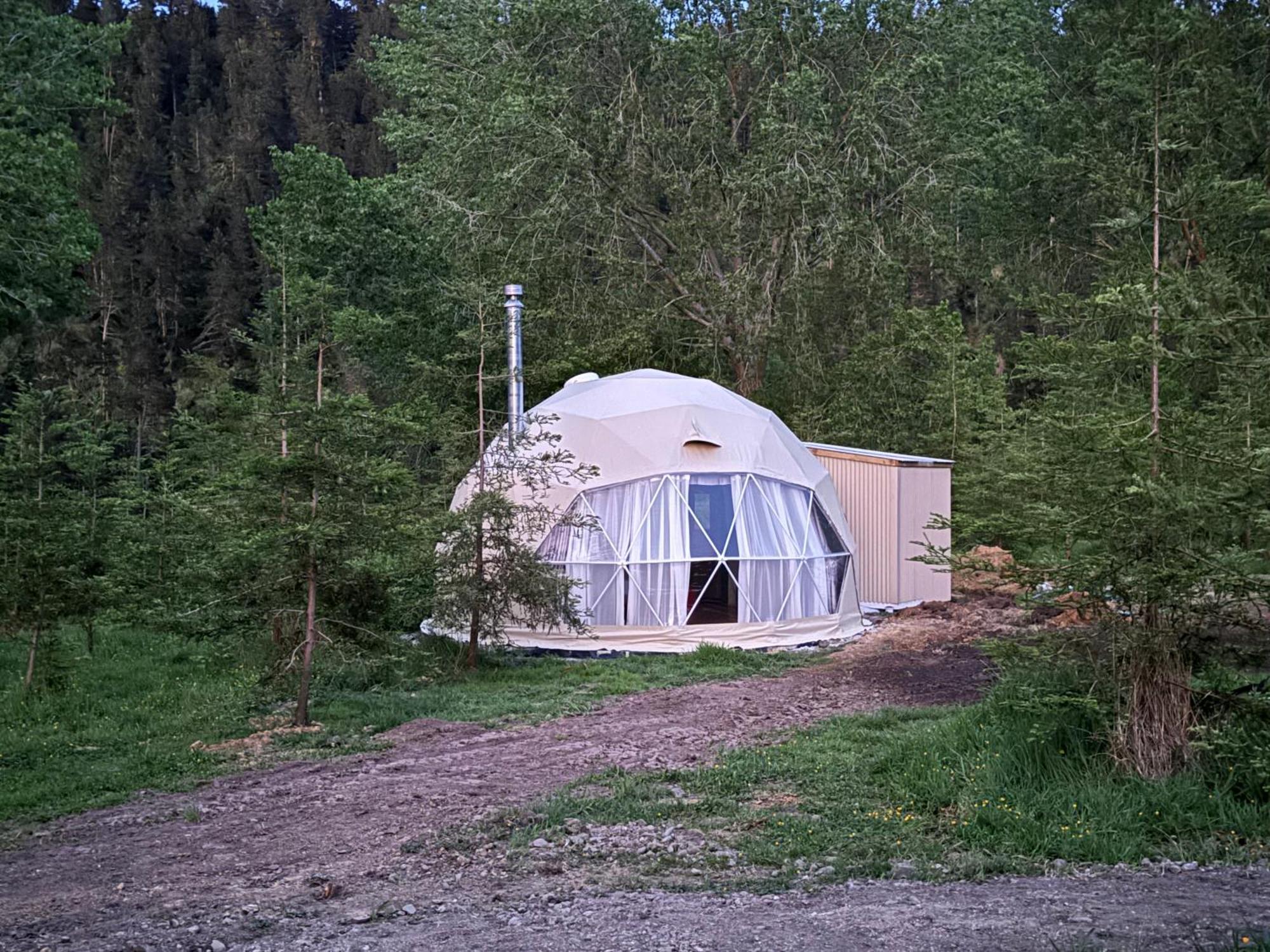 Takahuri Glamping Domes 旺格努伊 外观 照片